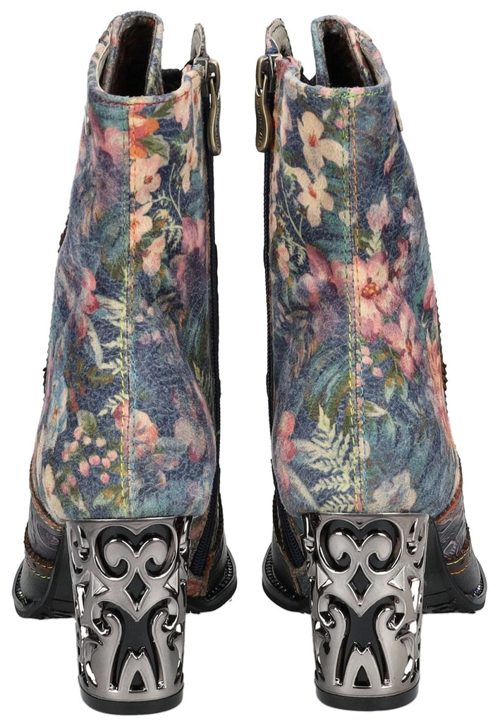 Laura Vita Stiefelette Leder/Textil Violett