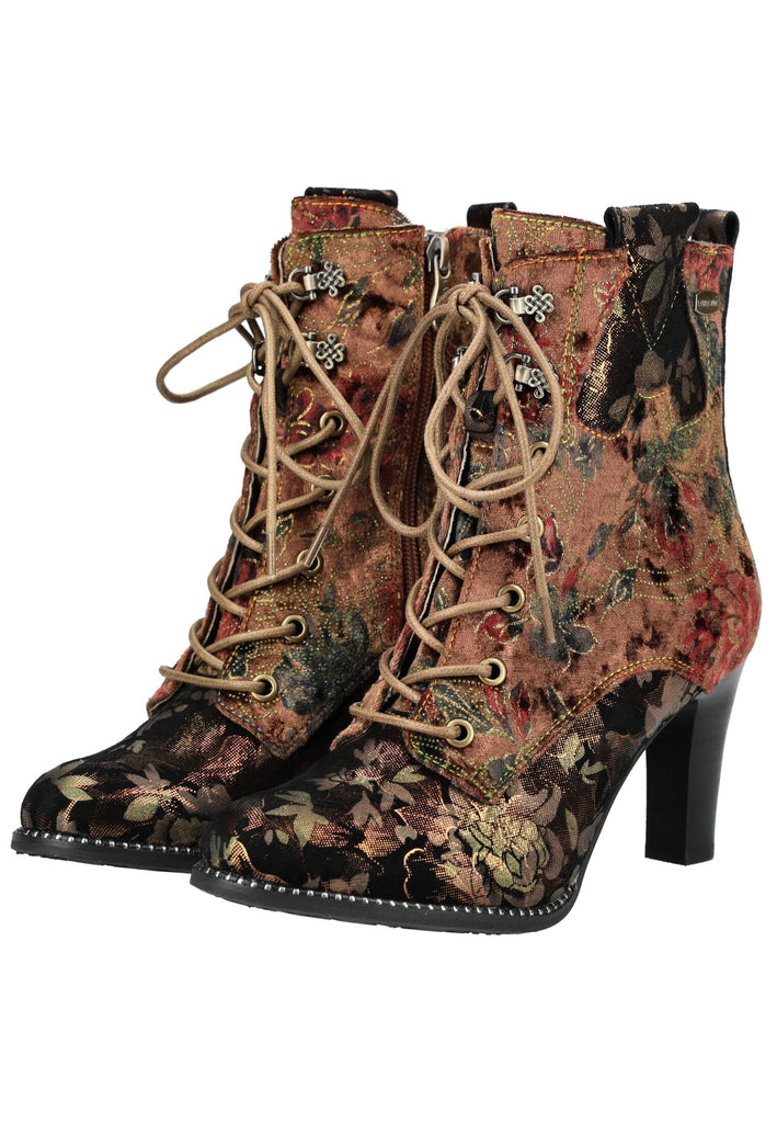 Laura Vita Stiefelette Veloursleder Bronze