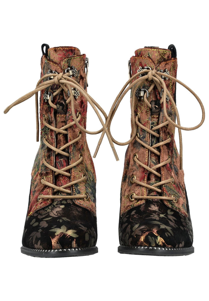 Laura Vita Stiefelette Veloursleder Bronze