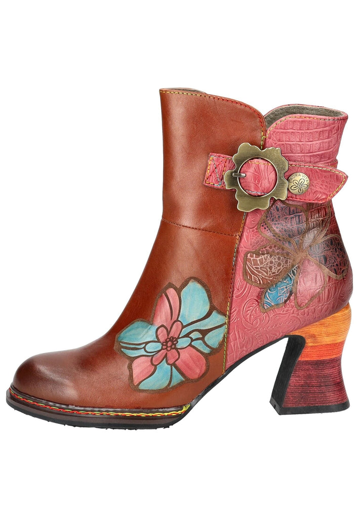 Stiefeletten Laura Vita Stiefelette Leder Camel