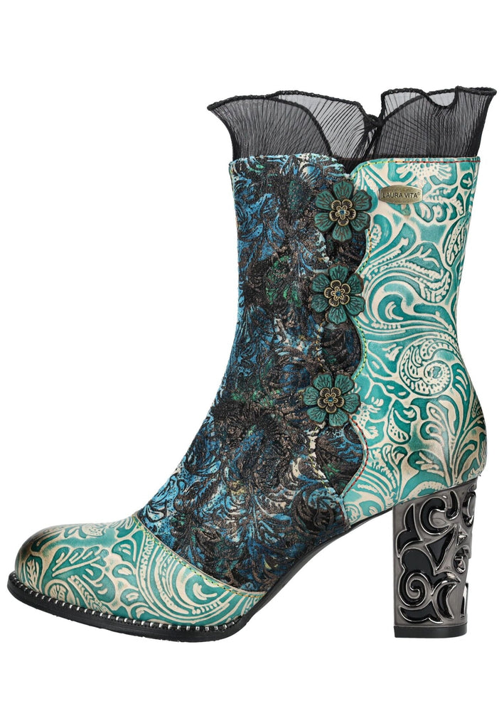 Stiefeletten Laura Vita Stiefelette Leder/Textil Blau