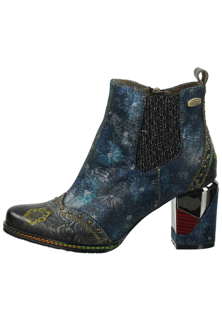Stiefeletten Laura Vita Stiefelette Leder/Textil Blau
