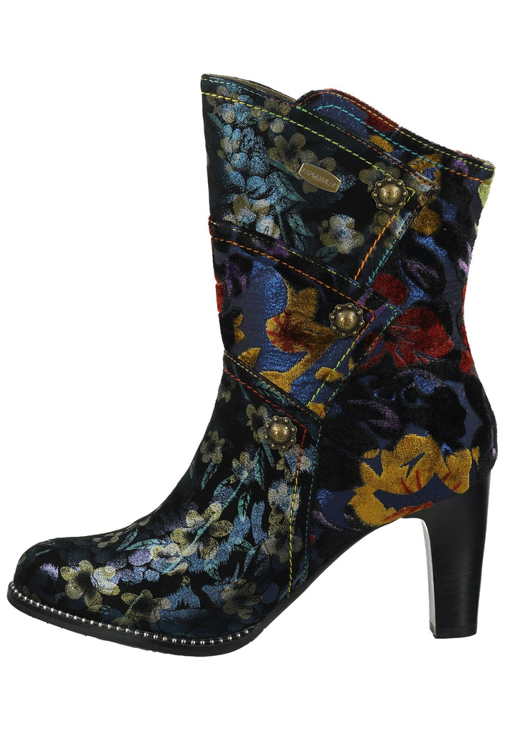 Stiefeletten Laura Vita Stiefelette Leder/Textil Blau/Multi Warmfutter