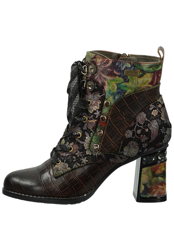 Stiefeletten Laura Vita Stiefelette Leder/Textil Braun