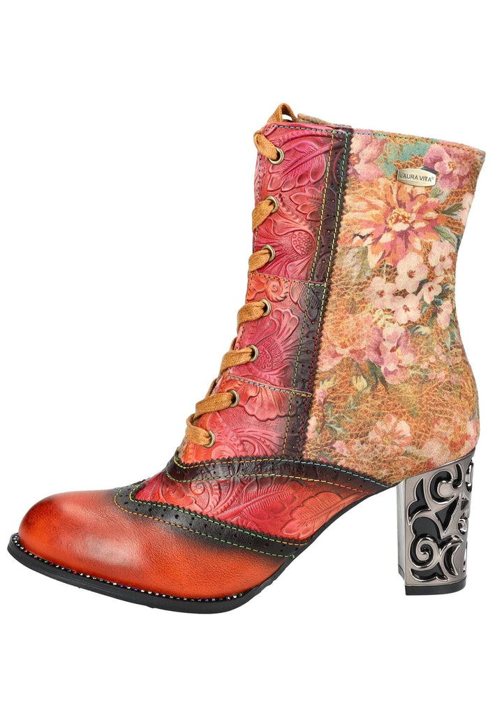Stiefeletten Laura Vita Stiefelette Leder/Textil Camel