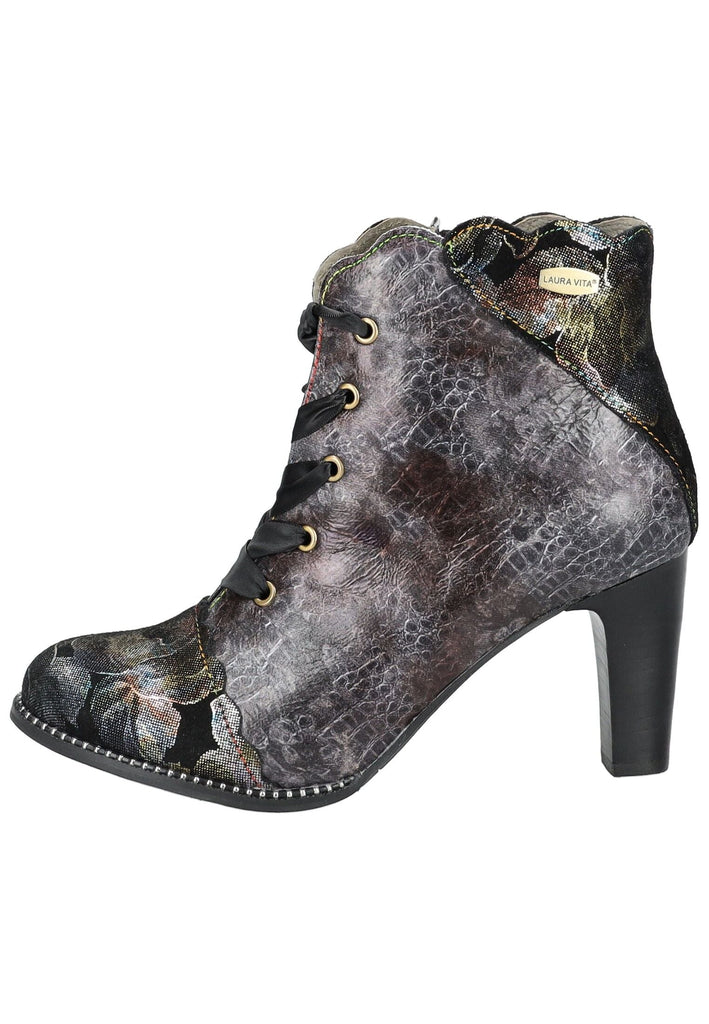 Stiefeletten Laura Vita Stiefelette Leder/Textil Schwarz