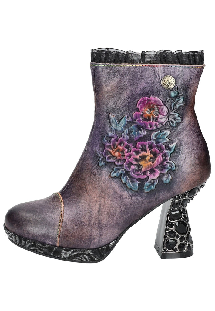 Stiefeletten Laura Vita Stiefelette Leder Violett