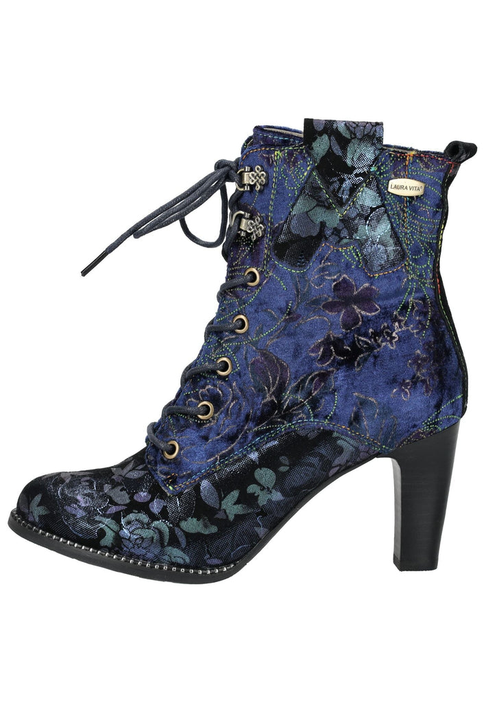 Stiefeletten Laura Vita Stiefelette Veloursleder/Textil Dunkelblau