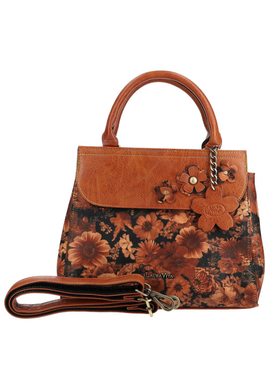 Laura Vita Taschen Leder/Textil Camel