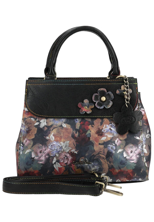 Laura Vita Taschen Leder/Textil Schwarz