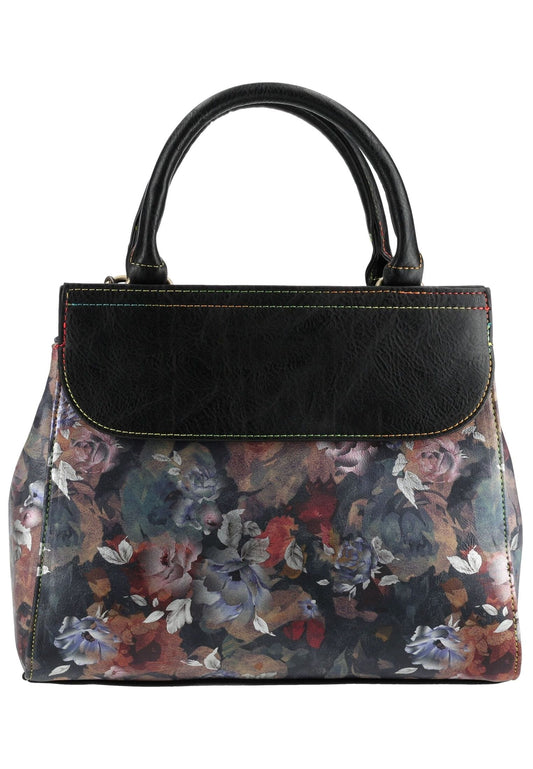 Laura Vita Taschen Leder/Textil Schwarz