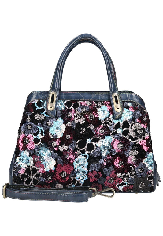 Laura Vita Taschen Lederimitat/Textil Blau