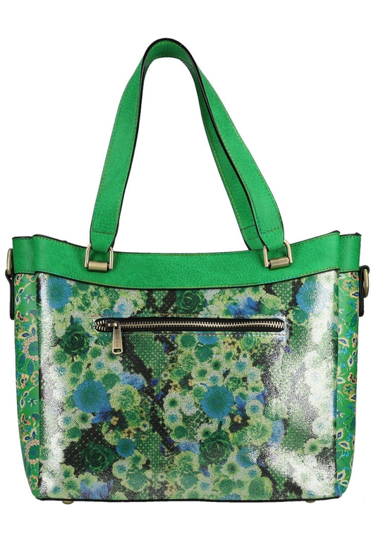 Laura Vita Taschen Lederimitat/Textil Grün