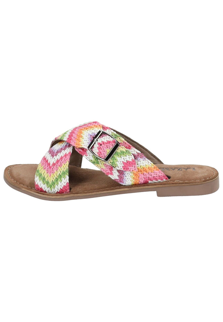 Pantoletten Lazamani Pantoletten Leder/Synthetik Pink