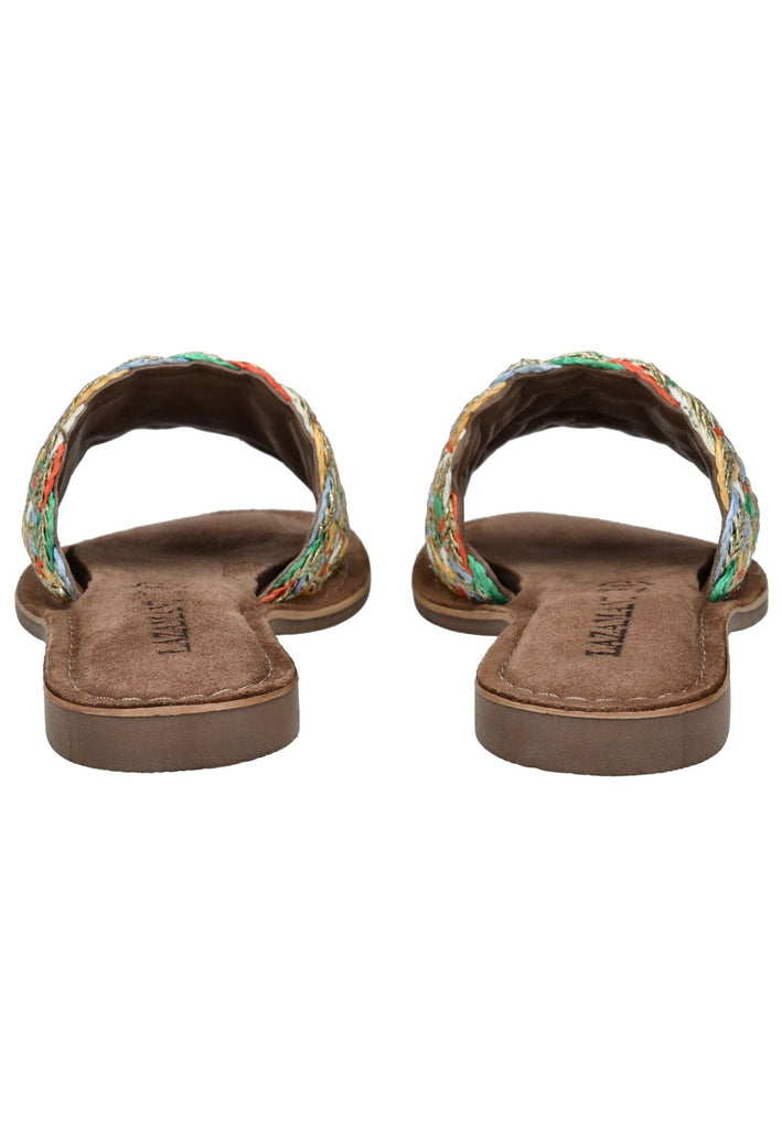Lazamani Pantoletten Leder Multi