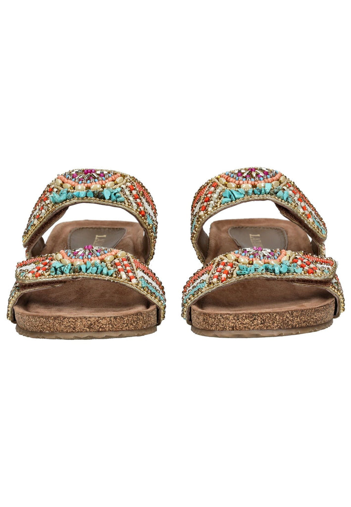 Lazamani Pantoletten Leder Multi