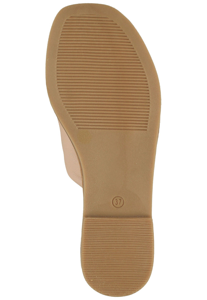 Lazamani Pantoletten Leder Peach