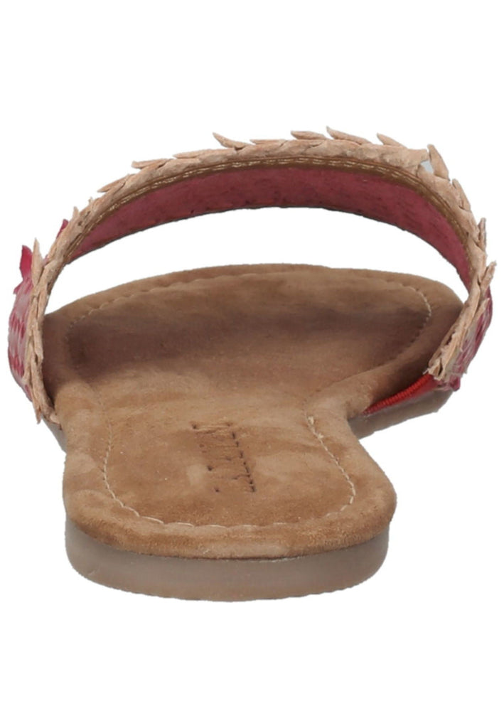 Lazamani Pantoletten Leder Pink