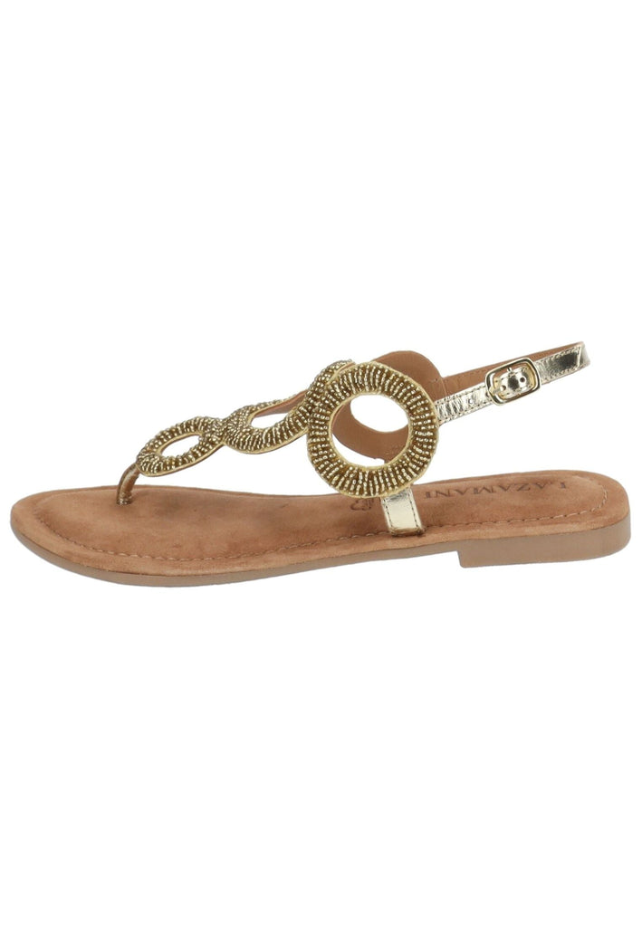 Sandalen Lazamani Sandalen Leder Gold