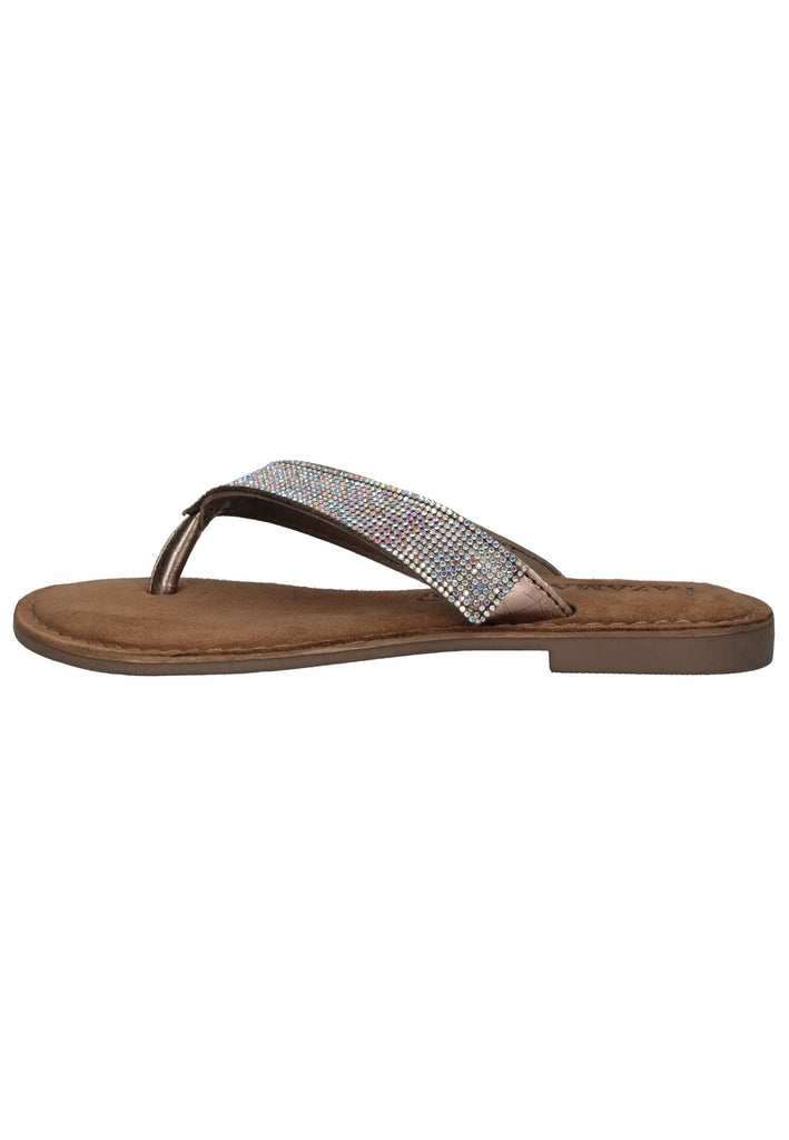 Sandalen Lazamani Zehensteg Leder Rainbow