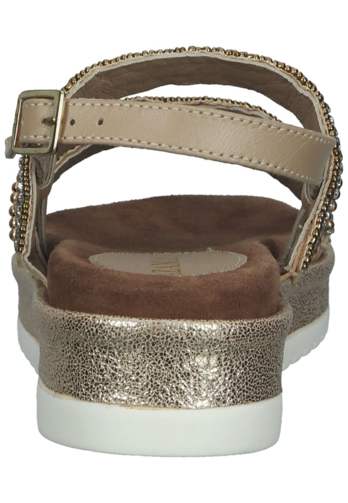 Lazamani Sandalen Leder Beige