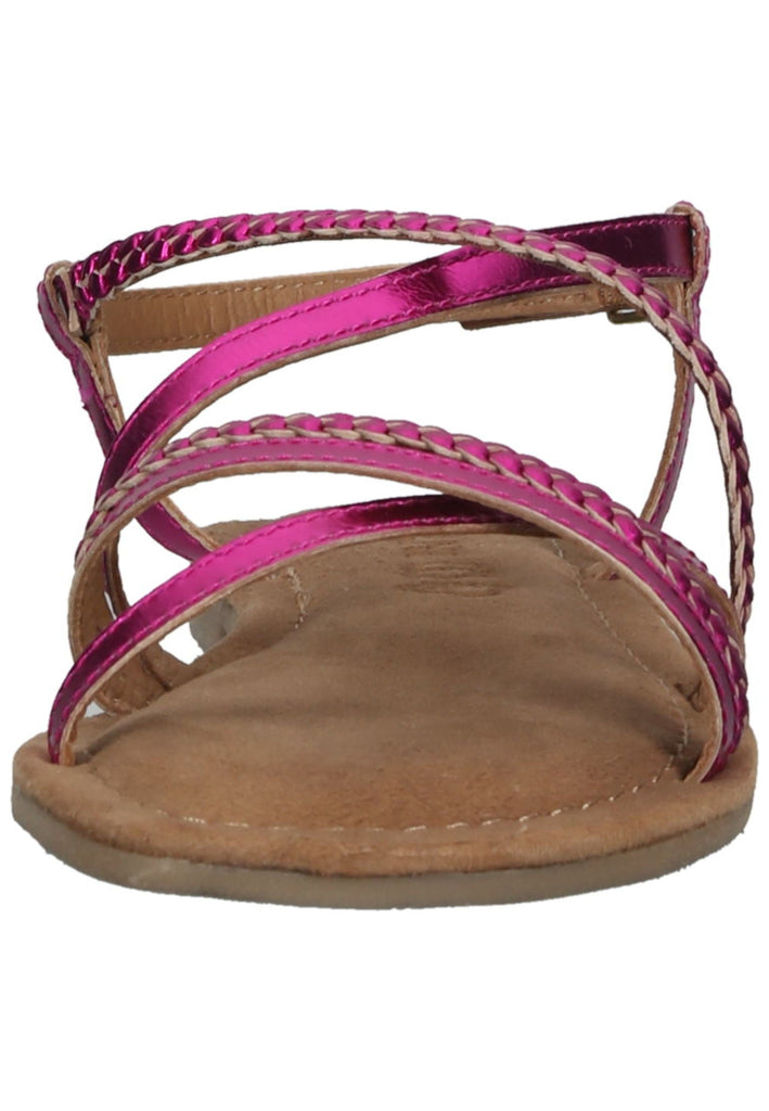 Lazamani Sandalen Leder Fuchsia