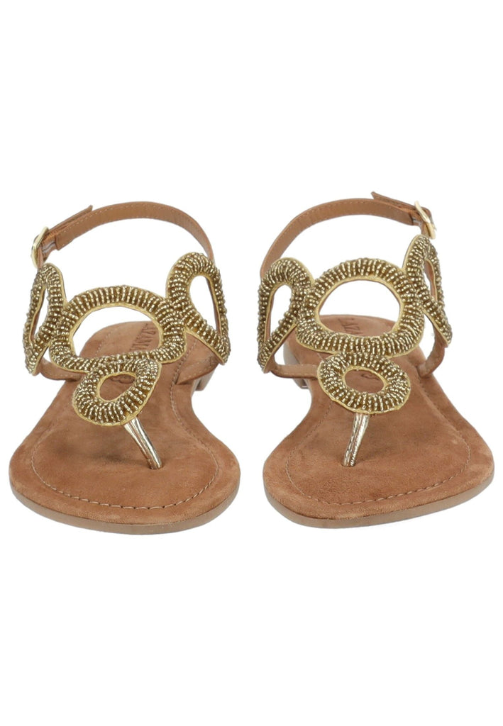 Lazamani Sandalen Leder Gold
