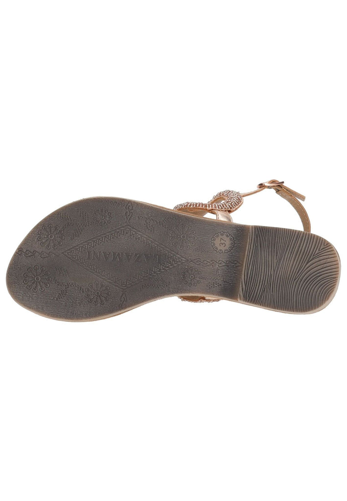 Lazamani Sandalen Leder Peach