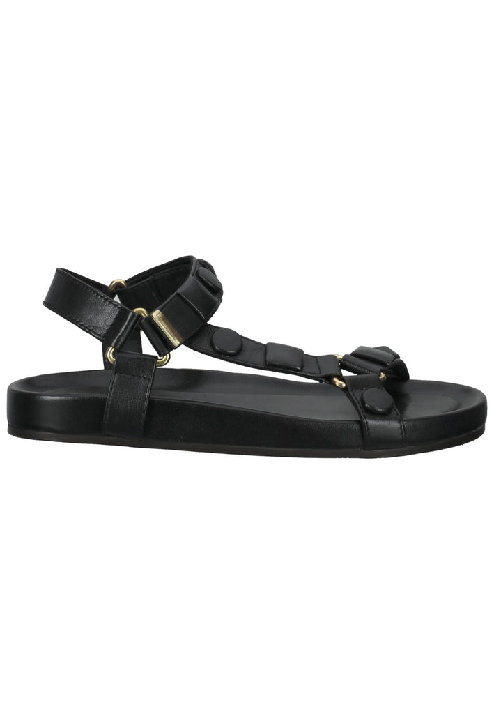 Lazamani Sandalen Leder Schwarz