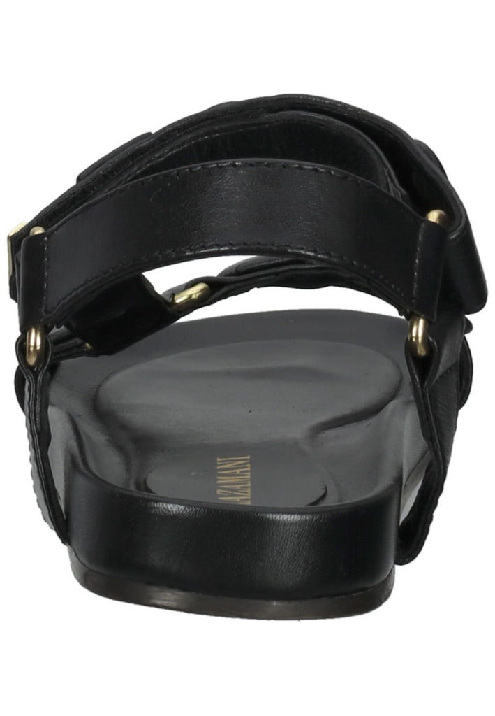 Lazamani Sandalen Leder Schwarz
