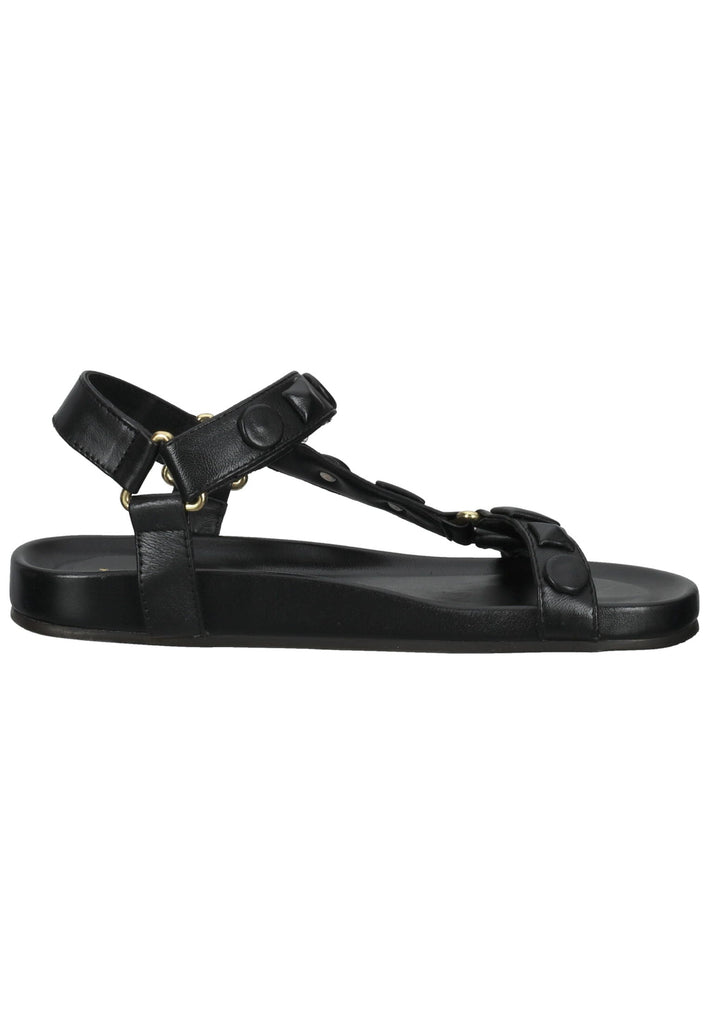 Lazamani Sandalen Leder Schwarz
