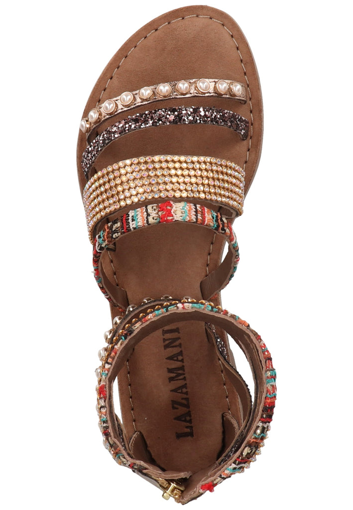 Lazamani Sandalen Leder/Synthetik Copper