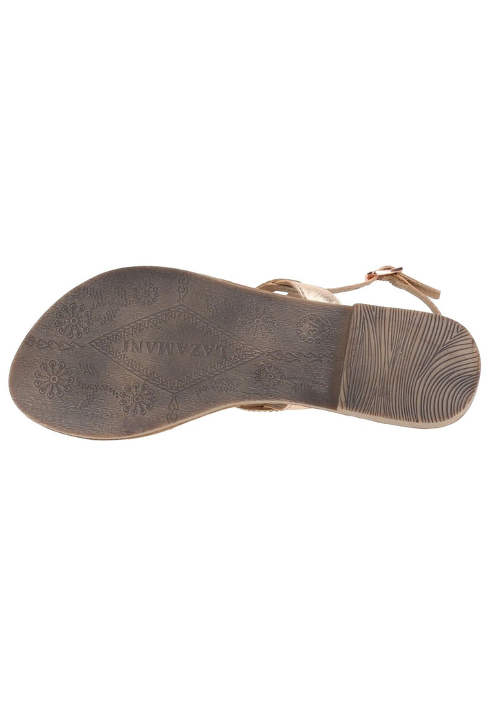 Lazamani Sandalen Leder/Textil Peach