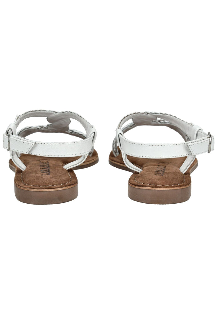 Lazamani Sandalen Leder Weiß