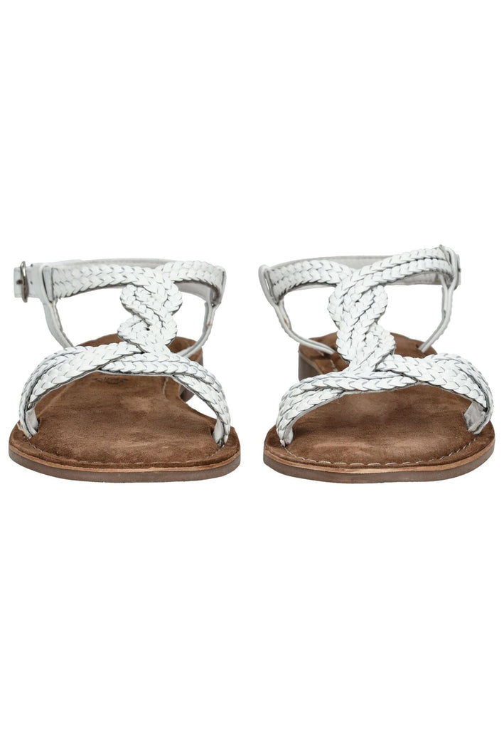 Lazamani Sandalen Leder Weiß
