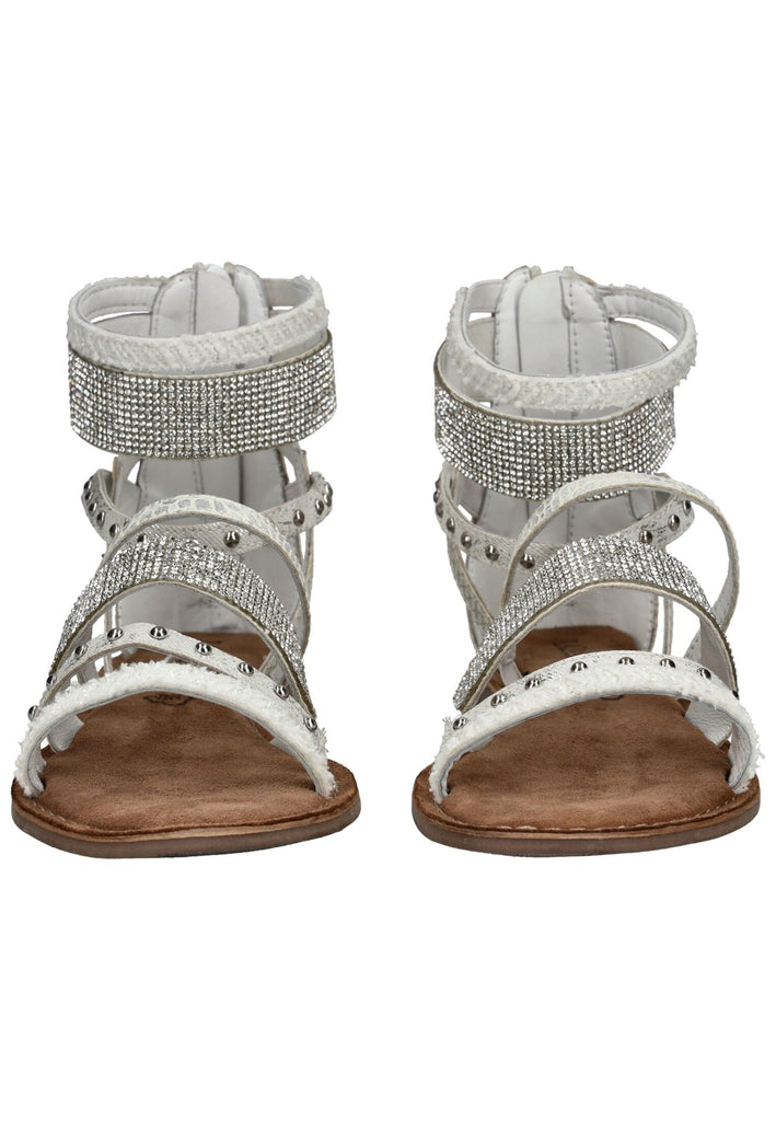 Lazamani Sandalen Leder Weiß