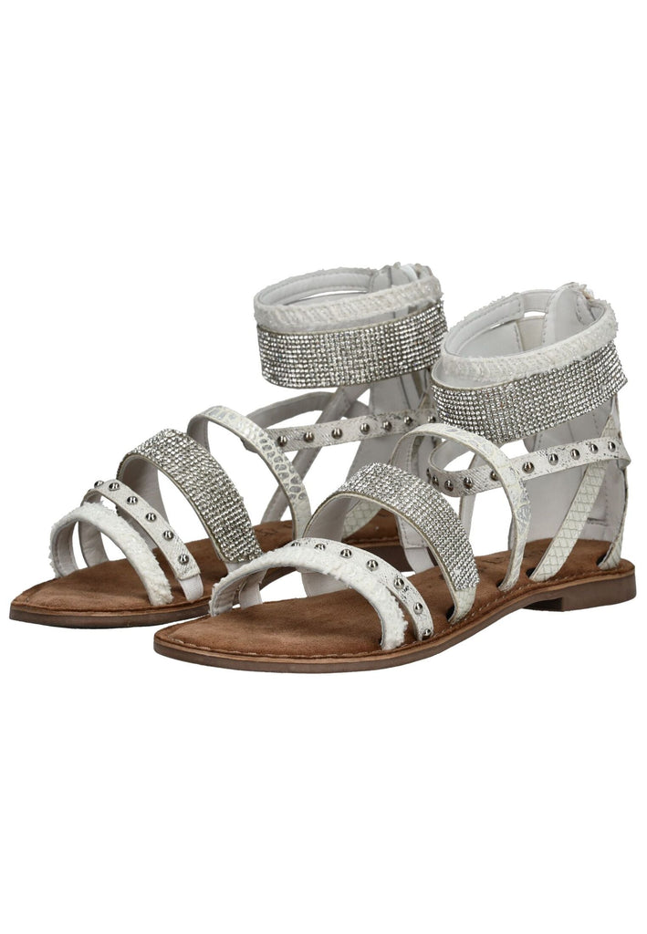 Lazamani Sandalen Leder Weiß