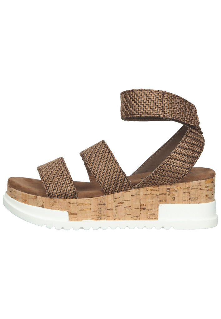 Lazamani Sandalen Textil Braun