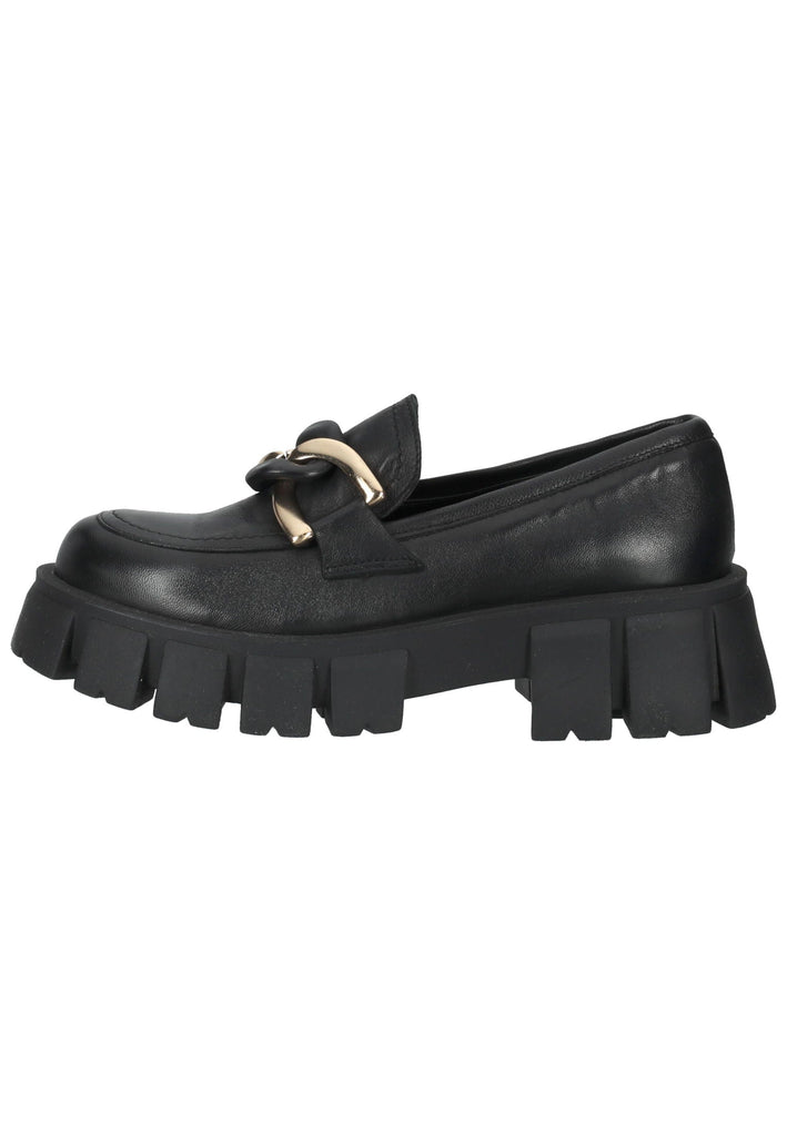 Lazamani Slipper Leder Schwarz