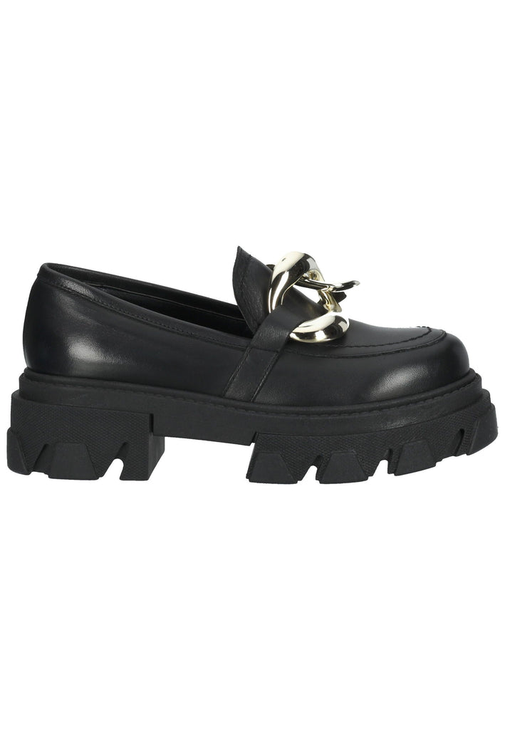 Lazamani Slipper Leder Schwarz