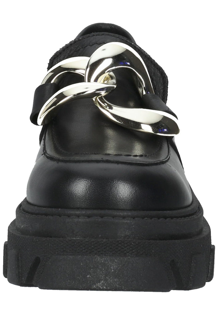 Lazamani Slipper Leder Schwarz