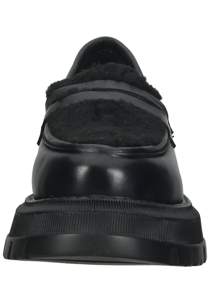 Lazamani Slipper Leder Schwarz