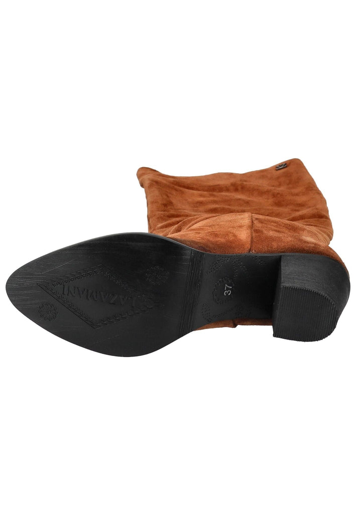 Lazamani Stiefel Leder Cognac