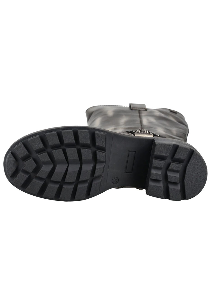 Lazamani Stiefel Leder Pewter Warmfutter