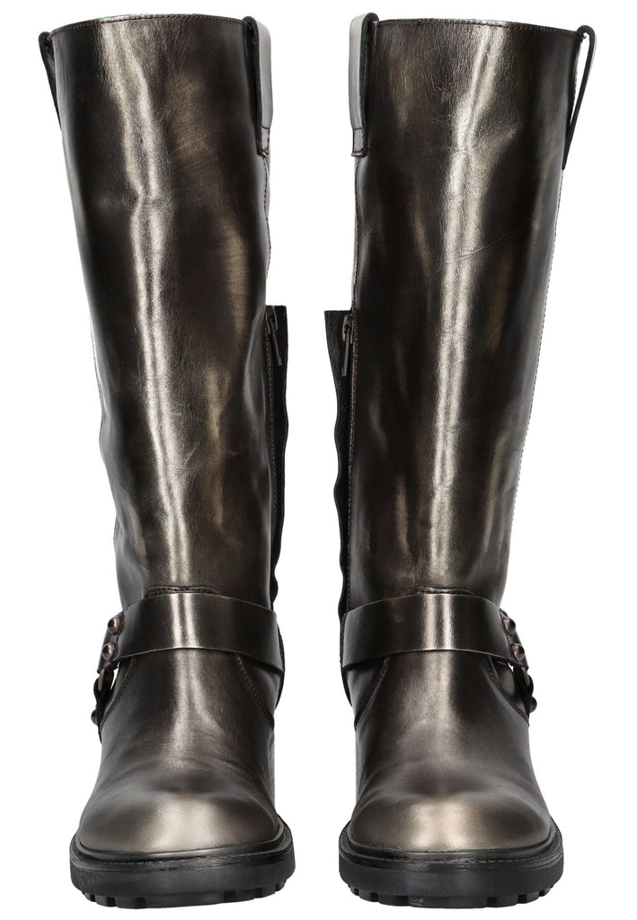 Lazamani Stiefel Leder Pewter Warmfutter
