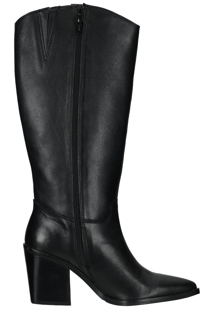 Lazamani Stiefel Leder Schwarz