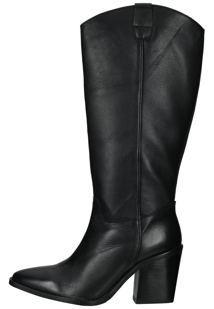 Lazamani Stiefel Leder Schwarz
