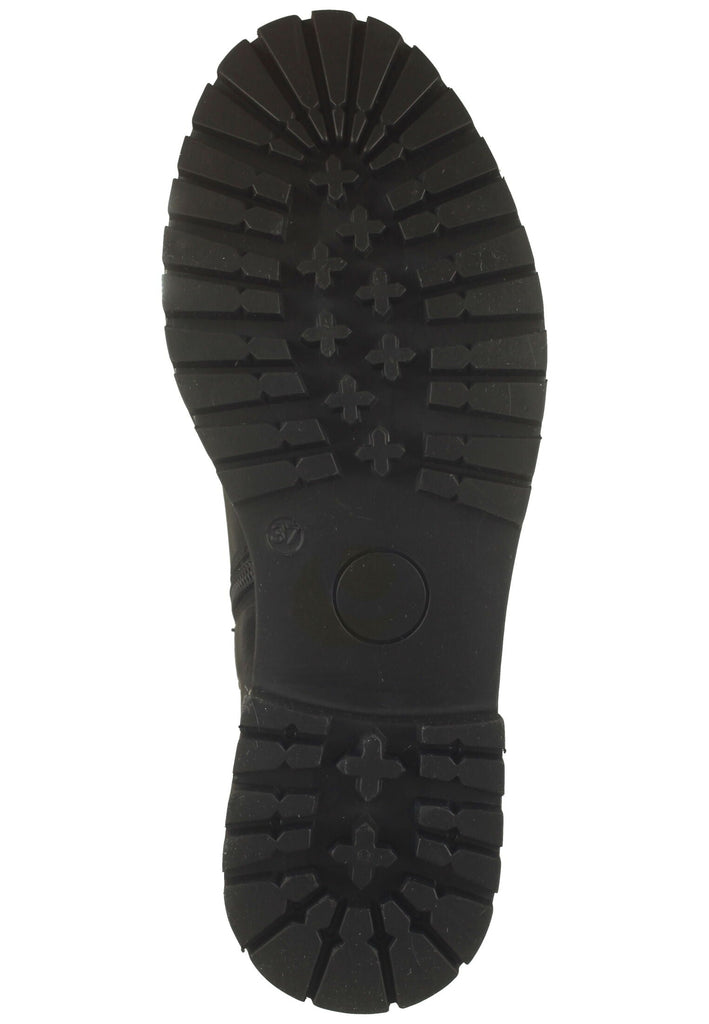 Lazamani Stiefel Leder Schwarz