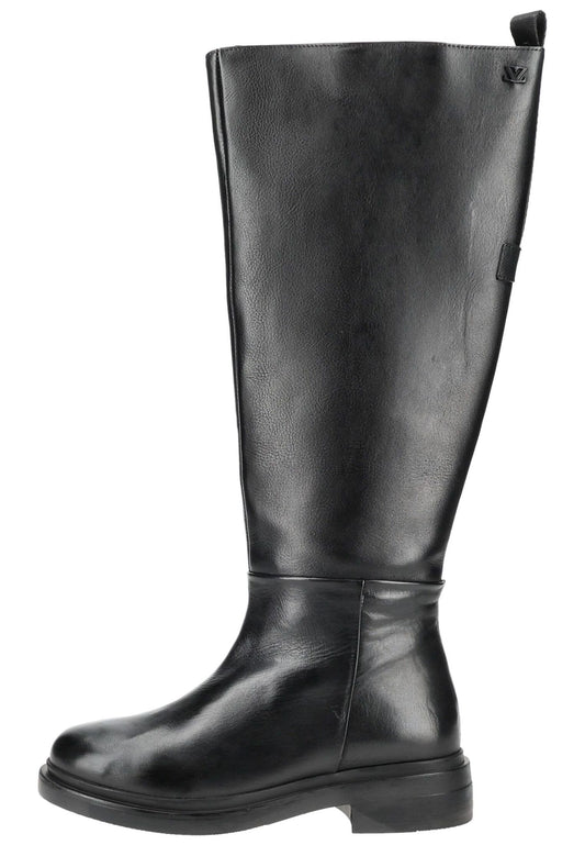 Lazamani Stiefel Leder Schwarz