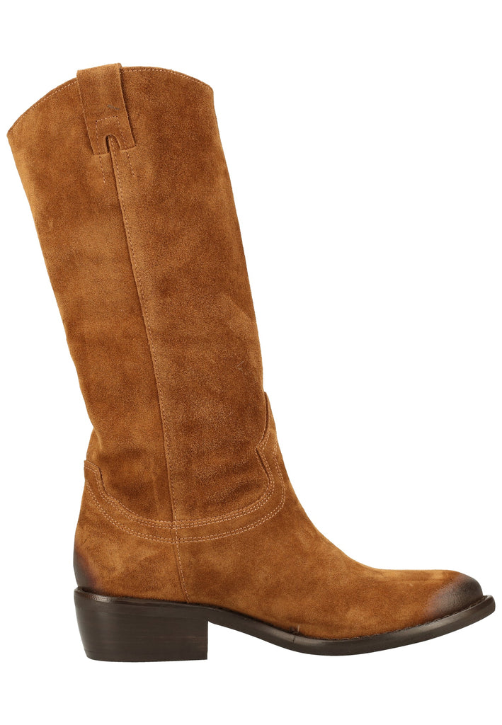 Lazamani Stiefel Veloursleder Cuoio